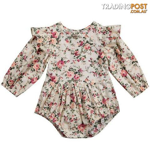 Vintage Floral Romper