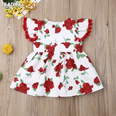Rose Christmas Dress