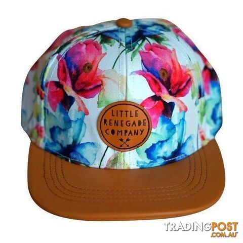 Spring Fling/Tan (Floral) Snapback Hat