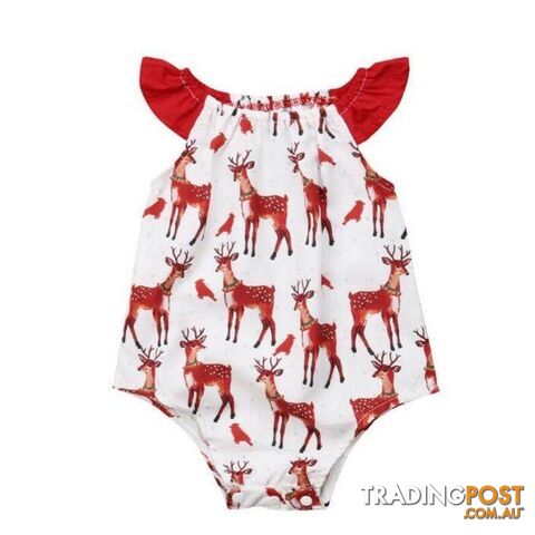 Reindeer Christmas Romper