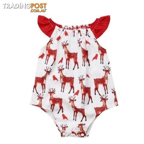 Reindeer Christmas Romper