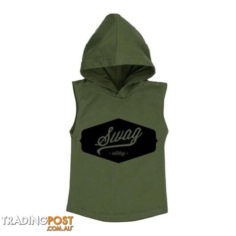 Swag All Day Sleeveless Hoodie
