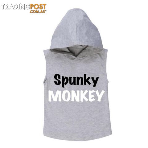 Spunky Monkey Sleeveless Hoodie