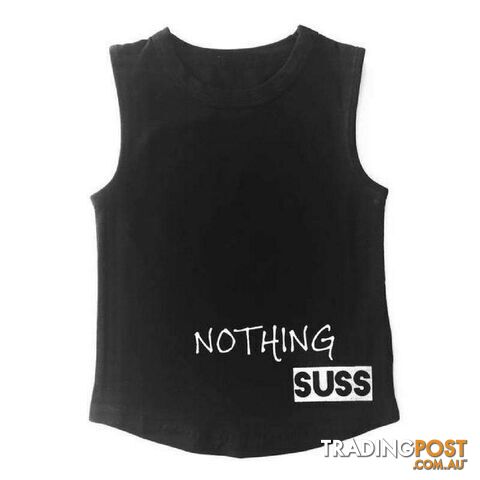 NOTHING SUSS TANK BLACK