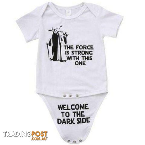 THE FORCE IS STRONG Romper