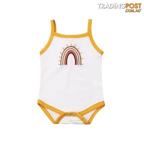 Rainbow Sleeveless Romper
