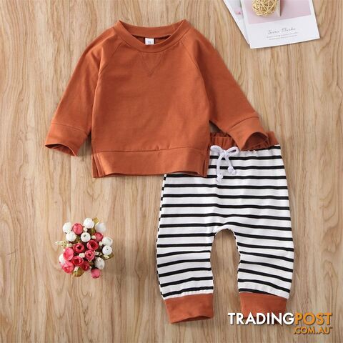 Orange Stripe Set