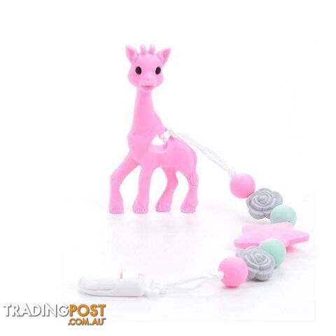 Silicone Giraffe Clip Pendants - photo 5 of 7