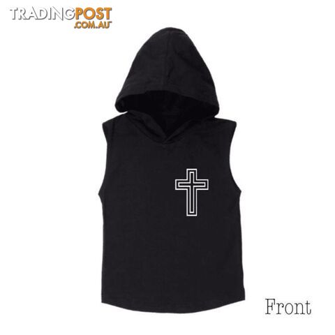 Respect Sleeveless Hoodie | White or Black