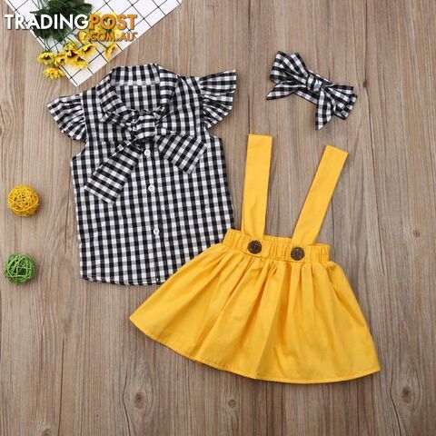 Yellow Plaid Set - photo 2 of 5