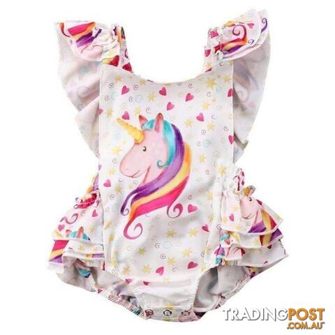 Unicorn Hearts Romper