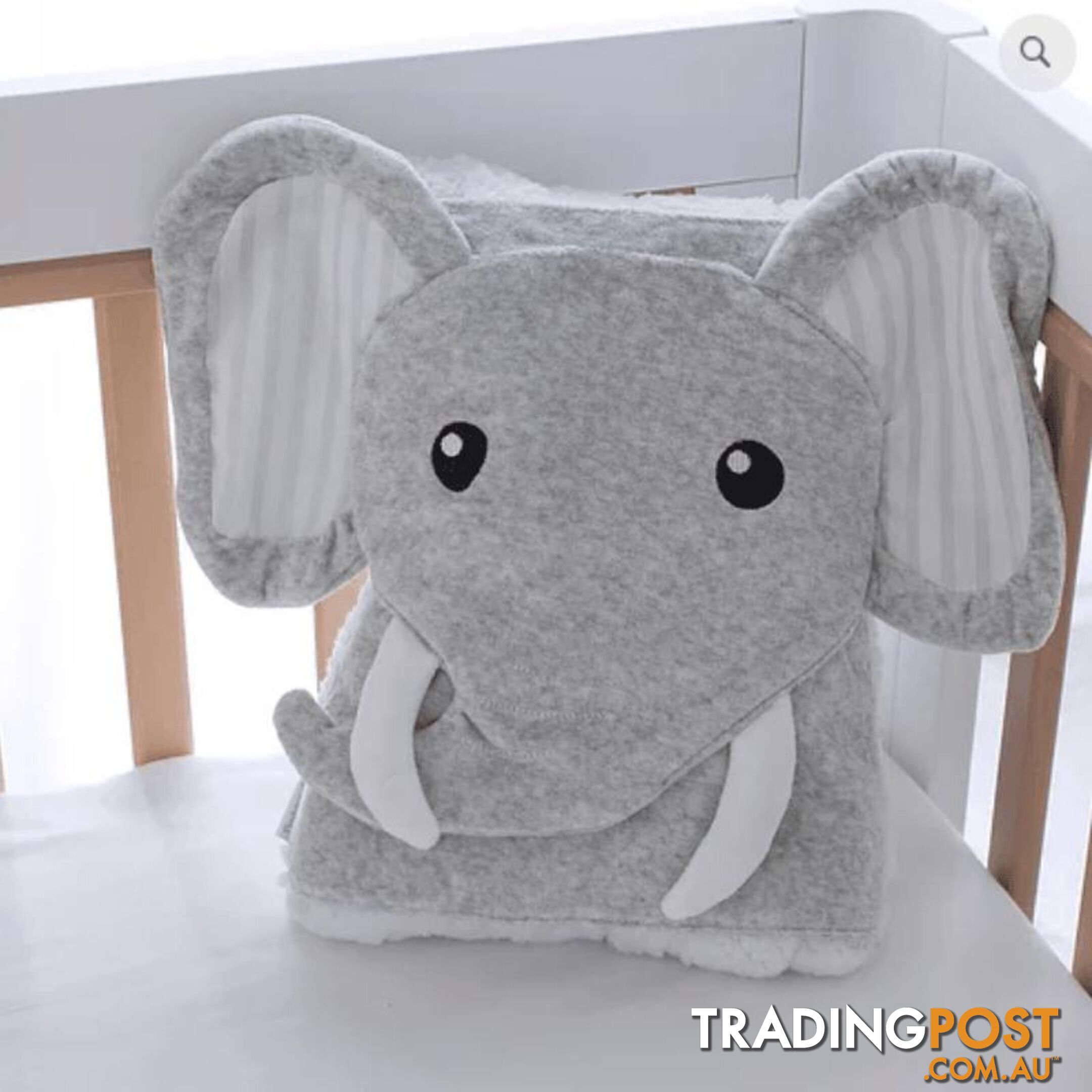 Zoo Animals Elephant Novelty Blankie