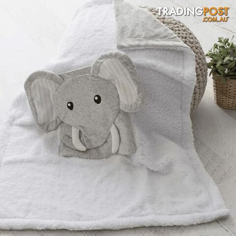 Zoo Animals Elephant Novelty Blankie