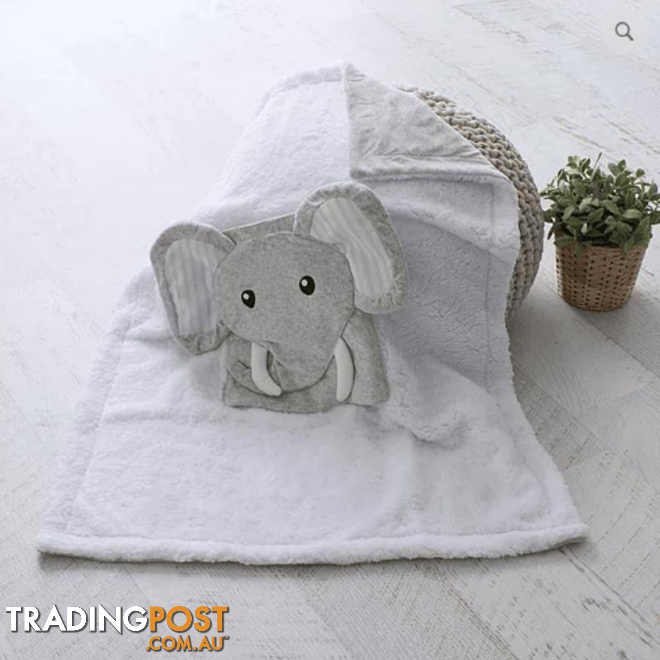 Zoo Animals Elephant Novelty Blankie