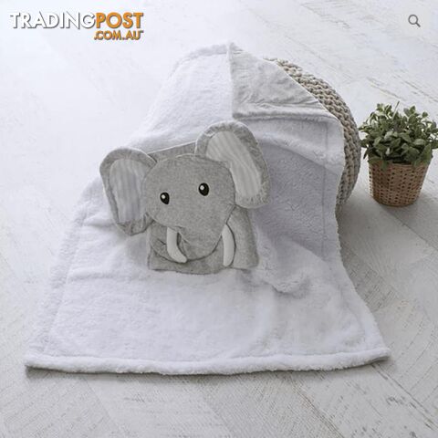 Zoo Animals Elephant Novelty Blankie