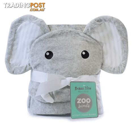 Zoo Animals Elephant Novelty Blankie