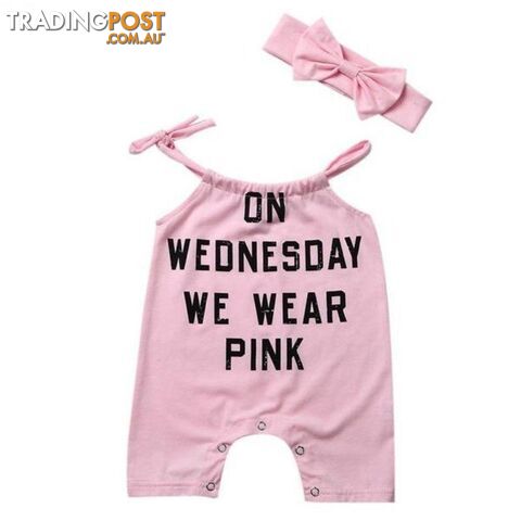 On Wednesday Romper & Headband