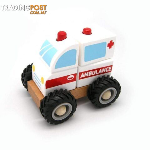 WOODEN BLOCK AMBULANCE RUBBER