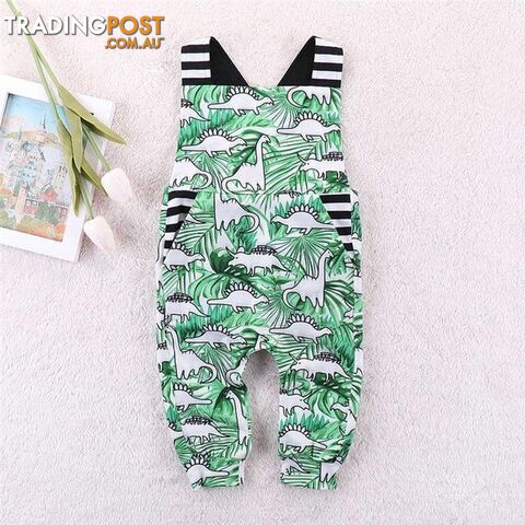 Sleeveless Dinosaur Romper