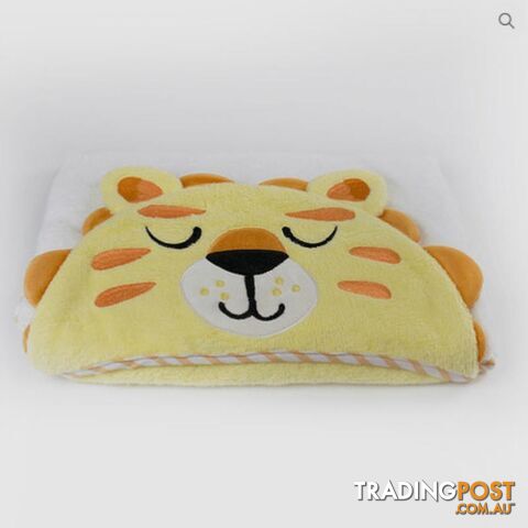 Zoo Animals 'Lion' Novelty Hooded Bath Towel - photo 3 of 4