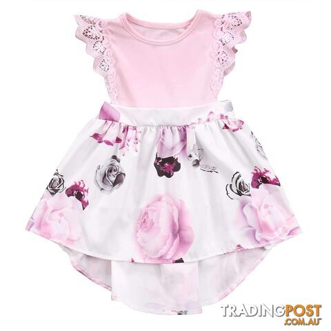 Sister Floral Matching Romper & Dress