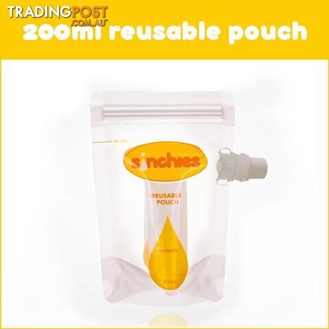 Sinchies 200ml reusable food pouches