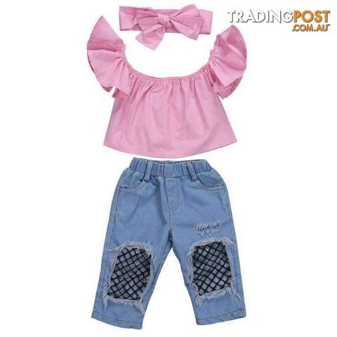 Pink Bow Set