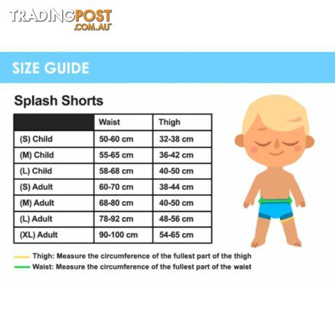 Splash Shorts Adult – Black - photo 2 of 2