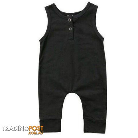Simple Black Jumpsuit