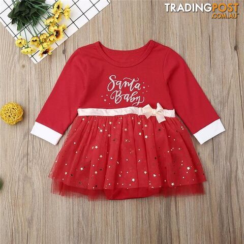 Santa Baby Tutu Romper
