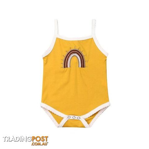 Rainbow Sleeveless Romper