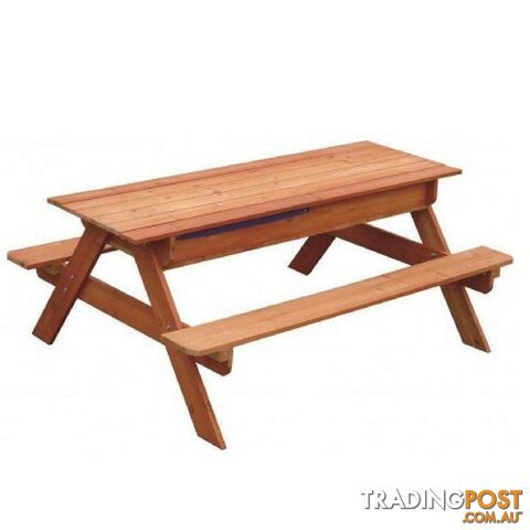 Sand & Water Wooden Picnic Table