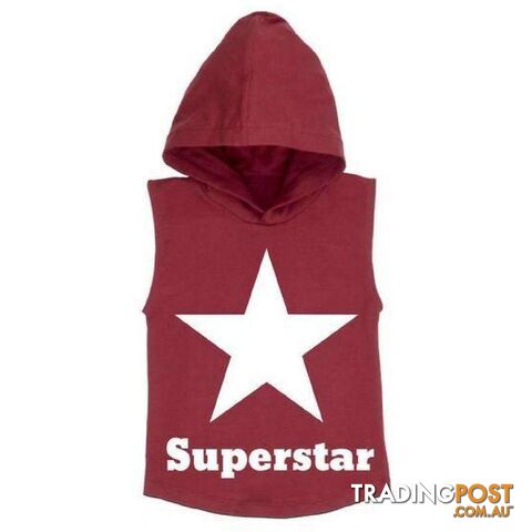 SUPERSTAR SLEEVELESS HOODIE