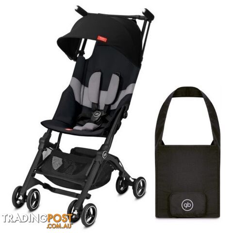 Pockit+ All-terrain Stroller. Velvet Black