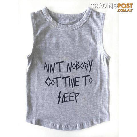 No Sleep Tank | Grey