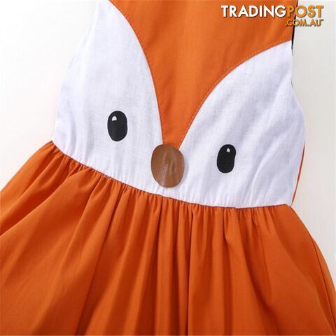 Orange Fox Dress