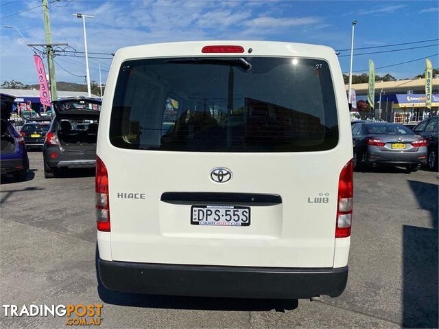 2016 TOYOTA HIACE LWB TRH201RMY15 4D VAN