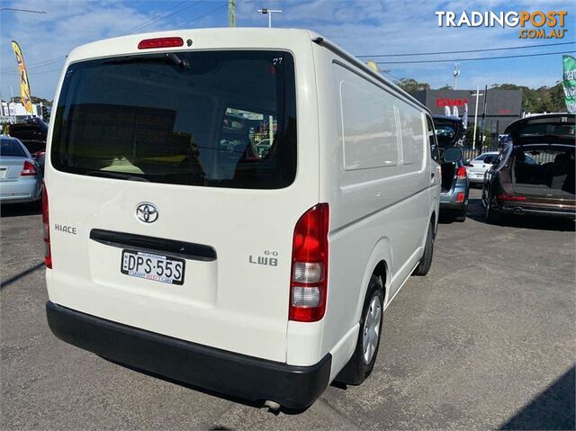 2016 TOYOTA HIACE LWB TRH201RMY15 4D VAN