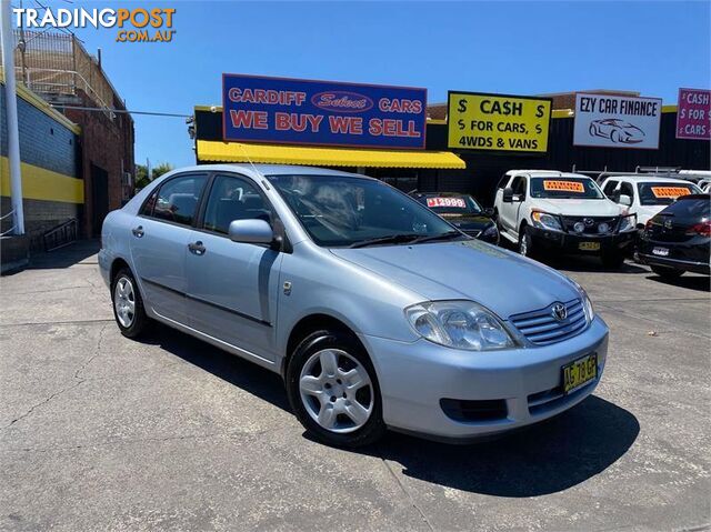 2005 TOYOTA COROLLA ASCENT ZZE122R 4D SEDAN