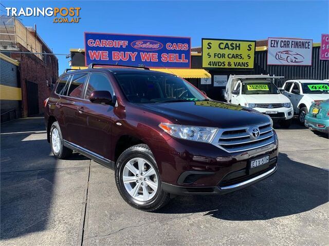 2013 TOYOTA KLUGER KX R(4X4)5SEAT GSU45RMY11UPGRADE 4D WAGON