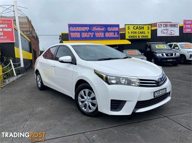 2014 TOYOTA COROLLA ASCENT ZRE172R 4D SEDAN