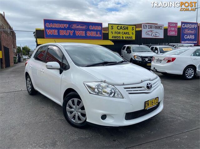 2012 TOYOTA COROLLA ASCENT ZRE152RMY11 5D HATCHBACK