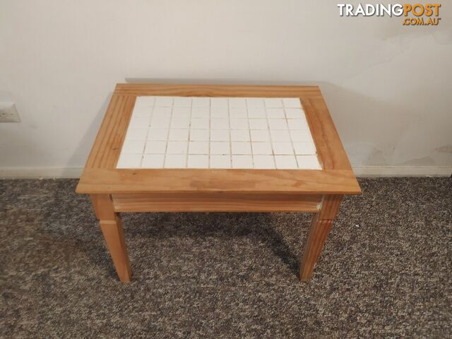 Barely used sturdy hand made wooden table