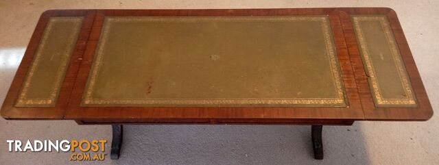 Leather inlaid - Coffee Table.  Make an offer!!!