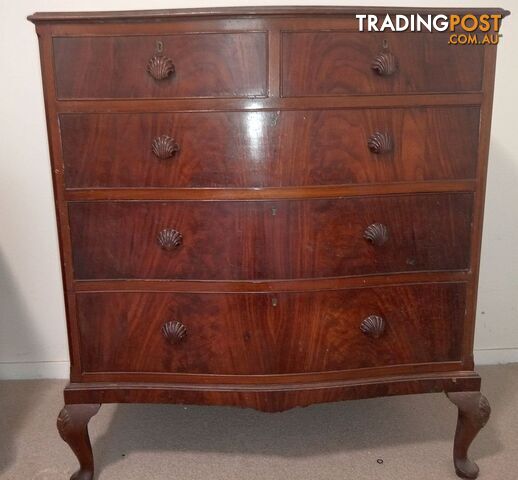 Flame Mahogany Chest. MAKE AN OFFER PLEASE of More than $100
