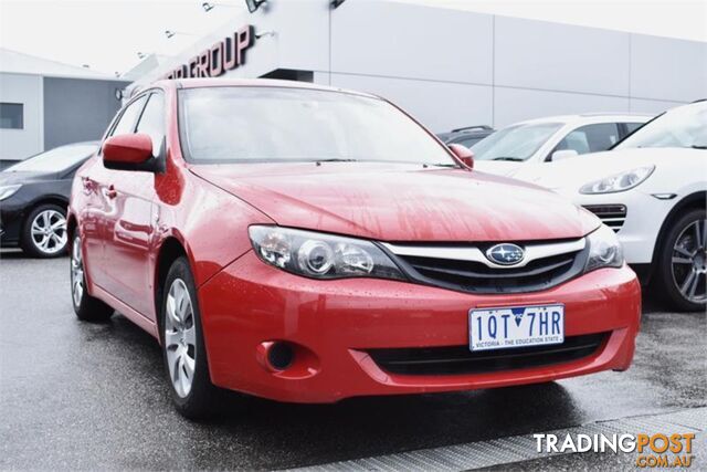 2010 SUBARU IMPREZA R G3MY10 SEDAN