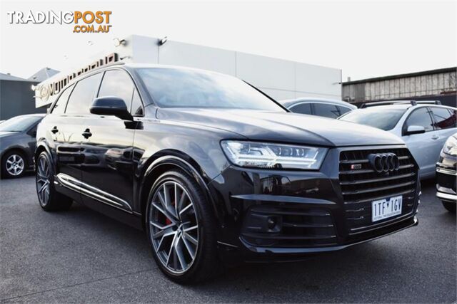 2018 AUDI SQ7 TDI 4MMY18 WAGON