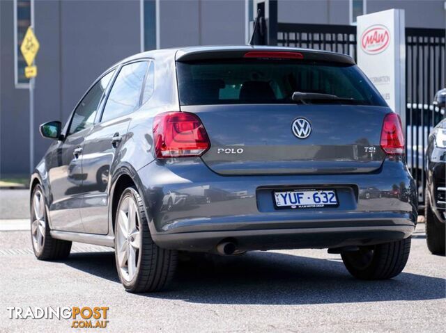 2011 VOLKSWAGEN POLO 77TSICOMFORTLINE 6RMY11 HATCHBACK