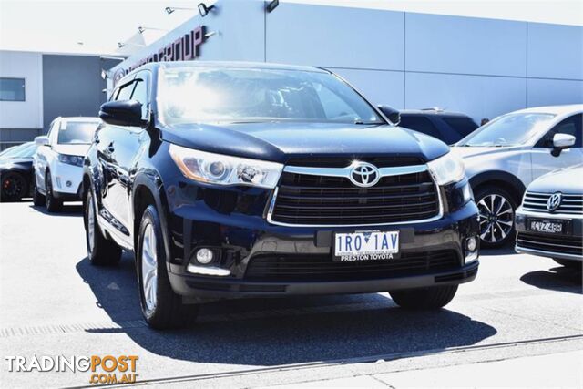 2015 TOYOTA KLUGER GX GSU50R WAGON