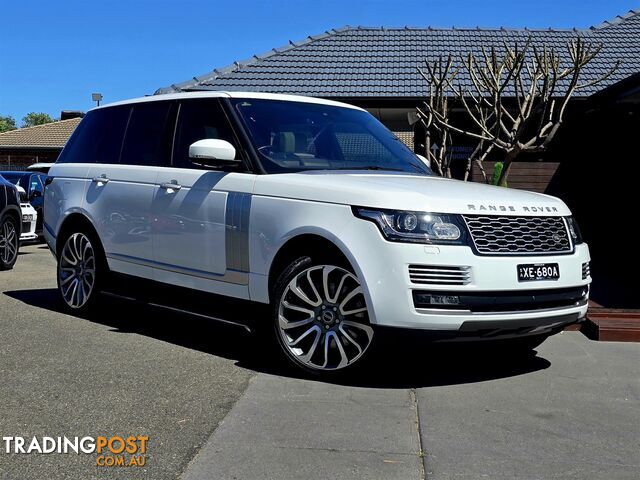 2016 LAND ROVER RANGE ROVER SDV8 AUTOBIOGRAPHY